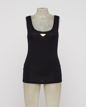 Prada Triangle Tank Top - Black
