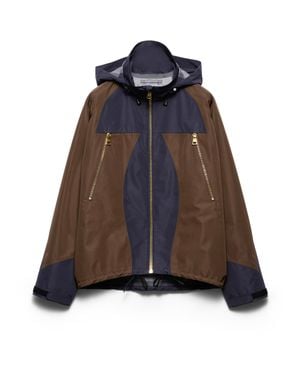Prada Technical Fabric Blouson Jacket - Brown