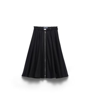Prada Re-Wool Skirt - Black