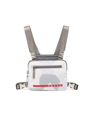 Prada Borsa A Tracolla Stampata - Multicolore