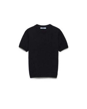 Prada Maglia A Maniche Corte - Nero