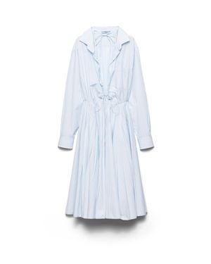 Prada Cotton Midi Dress - White