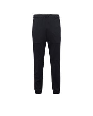 Prada Piqué Pants With Tape Seams - Blue