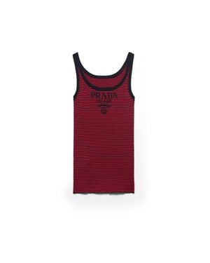 Prada Silk Tank Top - Red