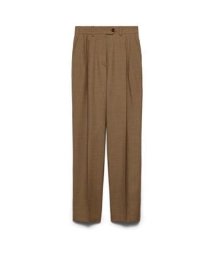 Prada Wool Trousers - Natural