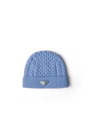 Prada Wool Beanie - Blue