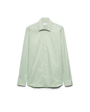 Prada Stretch Cotton Shirt - Green