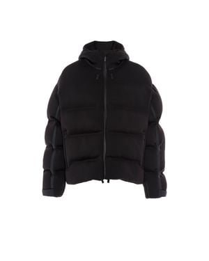 Prada Gepolsterte Jacke Aus Recyceltem Double Jersey - Schwarz