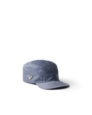 Prada Re-Nylon Baseball Cap - Blue