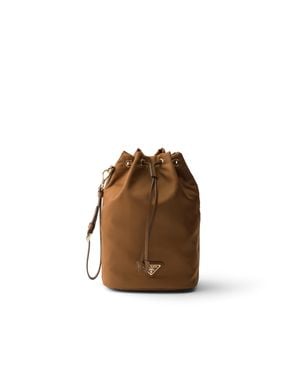 Prada Re-Nylon Pouch - Brown