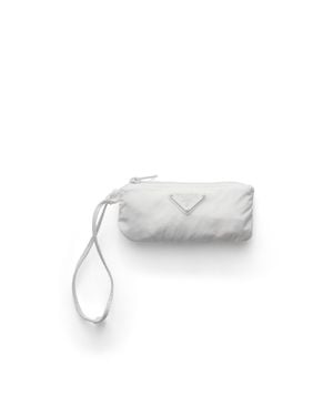 Prada Foldable Re-Nylon Pouch - White
