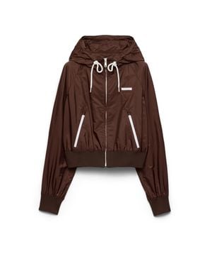 Prada Lightweight Re-Nylon Blouson Jacket - Brown