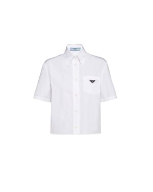 Prada Poplin Shirt - Blue