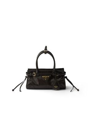 Prada Bonnie Leather Mini-Bag, Forest - Black