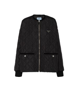 Prada Quilted Light Re-Nylon Jacket - Black