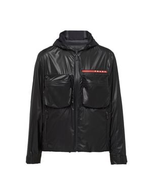 Prada Lr-lx021 Nylon Jacket - Black