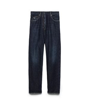 Prada Jean À Cinq Poches, Femme, Taille - Bleu