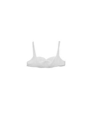 Prada Crepe De Chine Top - White