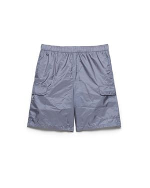 Prada Re-Nylon Swim Trunks, Aviation - Blue