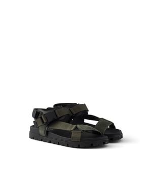 Prada Sandalo Sportivo - Nero