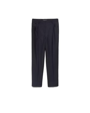 Prada Kid Mohair Trousers - Blue