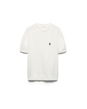 Prada Cotton Crew-Neck Jumper - White