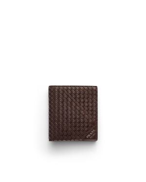 Prada Leather Wallet, Sienna - Brown