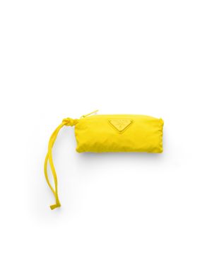 Prada Foldable Re-Nylon Pouch - Yellow