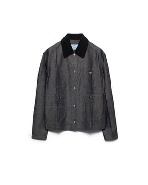 Prada Chambray Jacket - Black