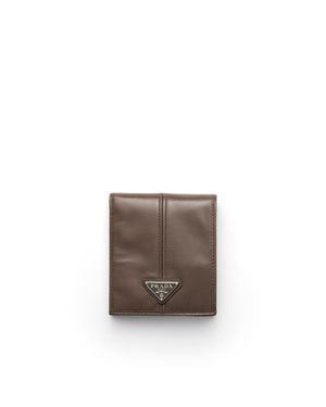 Prada Leather Wallet With Coin Purse - White