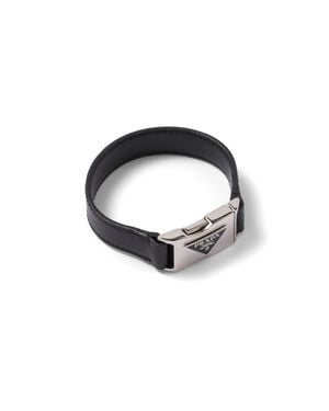 Prada Saffiano Bracelet - Blue