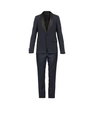Prada Wool And Mohair Tuxedo - Blue