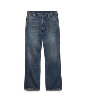 Prada Pantaloni Cinque Tasche - Blu