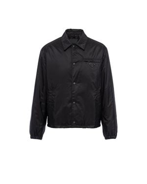 Prada Re-Nylon Blouson Jacket - Black