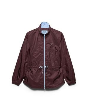 Prada Re-Nylon Blouson Jacket - Purple