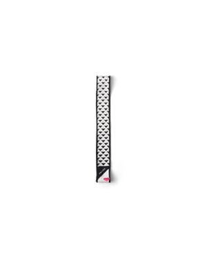 Prada Printed Silk Twill Skinny Scarf - White