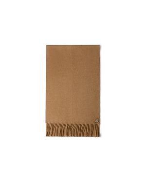Prada Silk And Cashmere Scarf - Natural