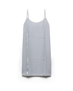 Prada Velvet Slip Dress - Gray