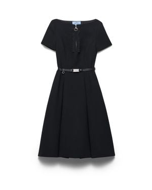 Prada Abito Ricamato - Nero