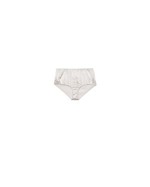 Prada Vintage-Look Satin Briefs - White