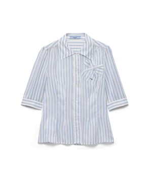 Prada Striped Shirt - White