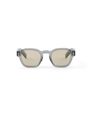 Prada Sunglasses With The Iconic Metal Plaque, Chamomile - Multicolor