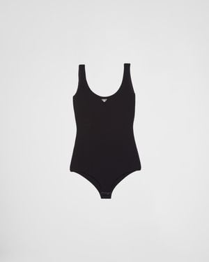 Prada Body In Jersey Stretch - Nero