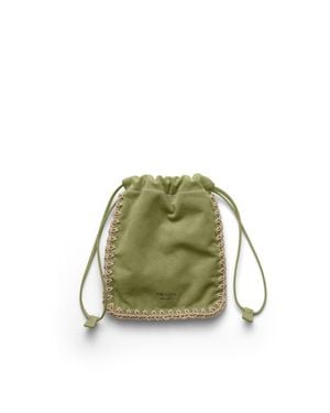 Prada Suede Smartphone Case - Green