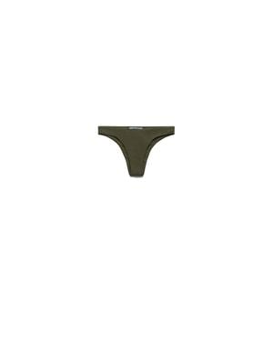 Prada Ribbed Knit Bikini Bottom - Multicolor