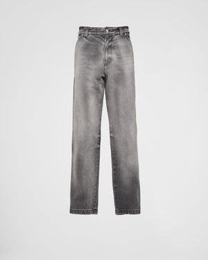 Prada Denim Trousers - Grey