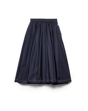 Prada Rock Aus Light Re-Nylon, Damen, Größe - Blau