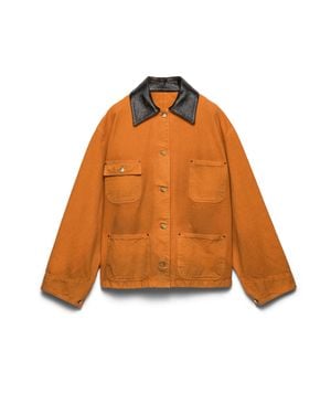 Prada Canvas Jacket - Orange
