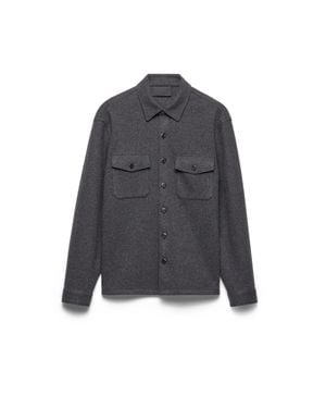 Prada Wool Blend Shirt - Gray