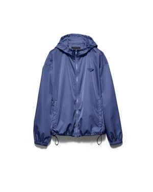 Prada Re-Nylon Rain Jacket, Baltic - Blue